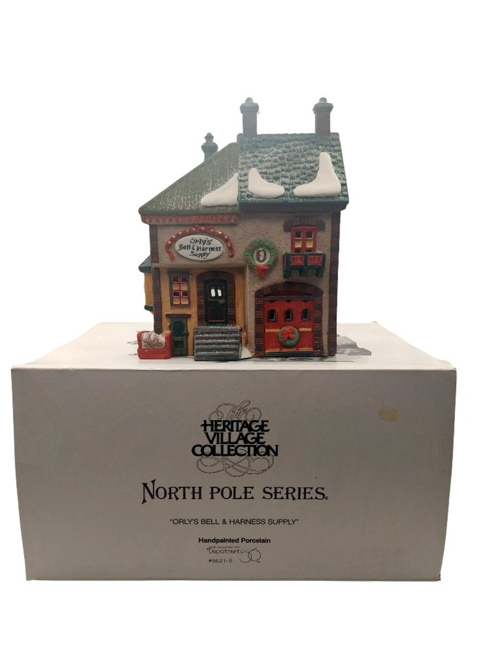 Department 56 Orlys Bell & Harness Supply North Pole Christmas Heritage Village